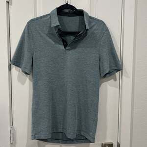 Lululemon Evolution Polo Shirt Mens Size Small Green